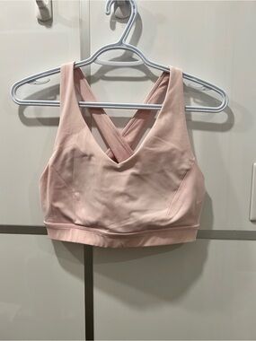 lululemon athletica Light Pink Cross-Back Padded Sports Bra